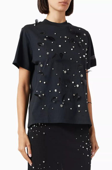 Classic T-Shirt Noir-Tops-Des_Phemmes-Debs Boutique